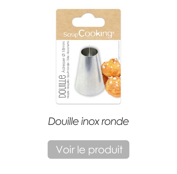 Douille inox ronde - ScrapCooking
